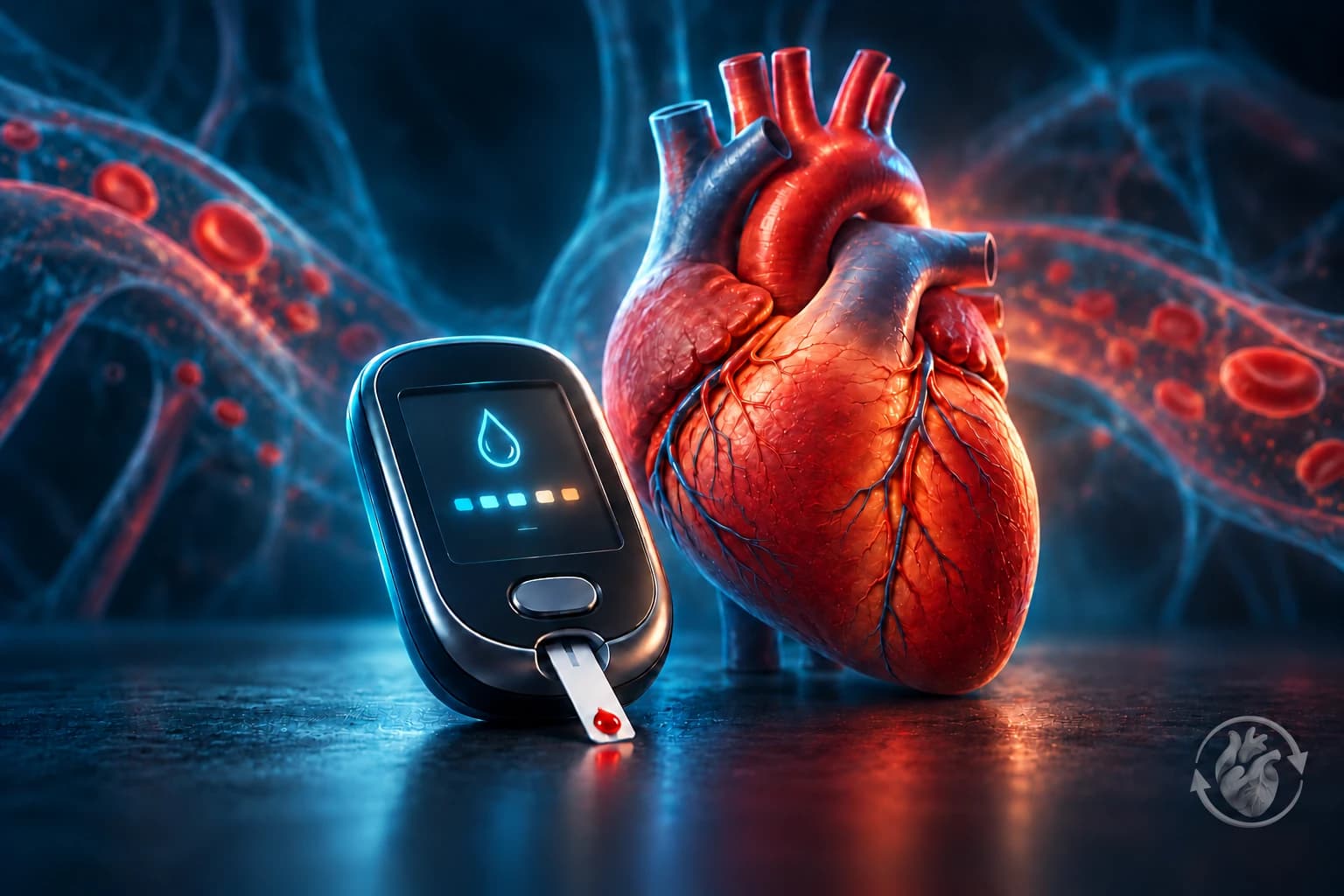 Diabetes pode causar infarto? Entenda como o açúcar no sangue afeta o coração